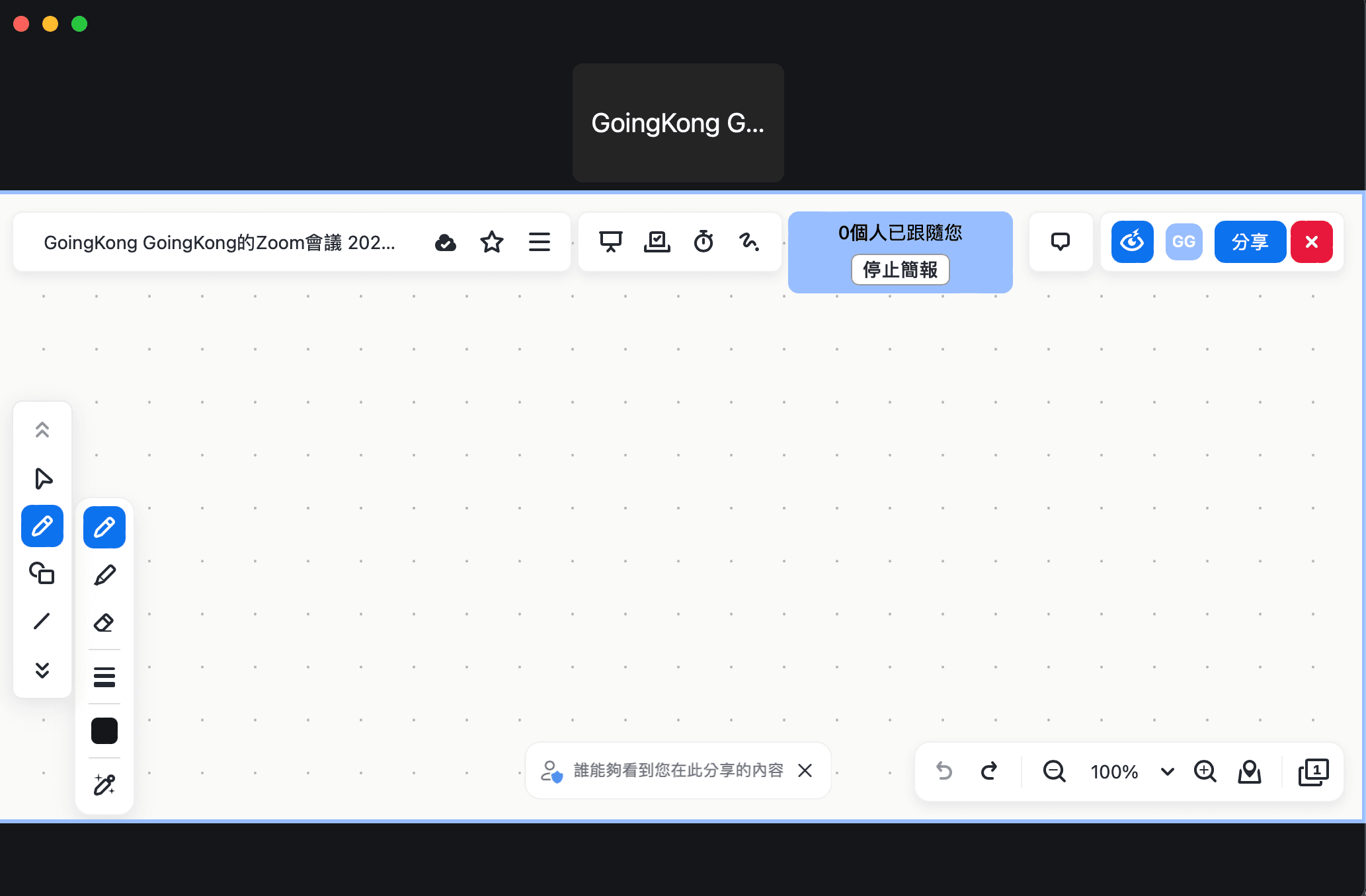 Lesson Screen Zoom